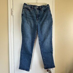 Madewell Curvy Perfect Vintage Jean, Dark Wash, Size 30